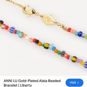 Anni Lu Alaia Beaded Bracelet. Very Colorful and will go with anything:
